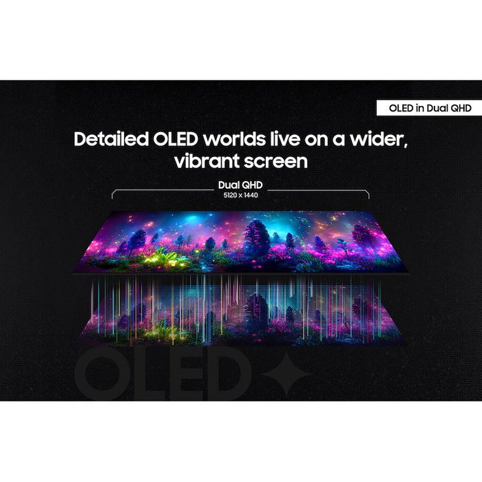 Samsung Odyssey OLED G9 S49DG934SU 49 pulgadas Curvo Dual QHD 240Hz OLED Plata